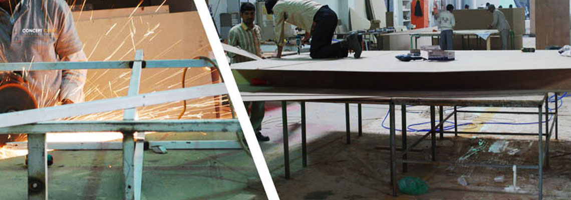 exhibition stand production in kuwait