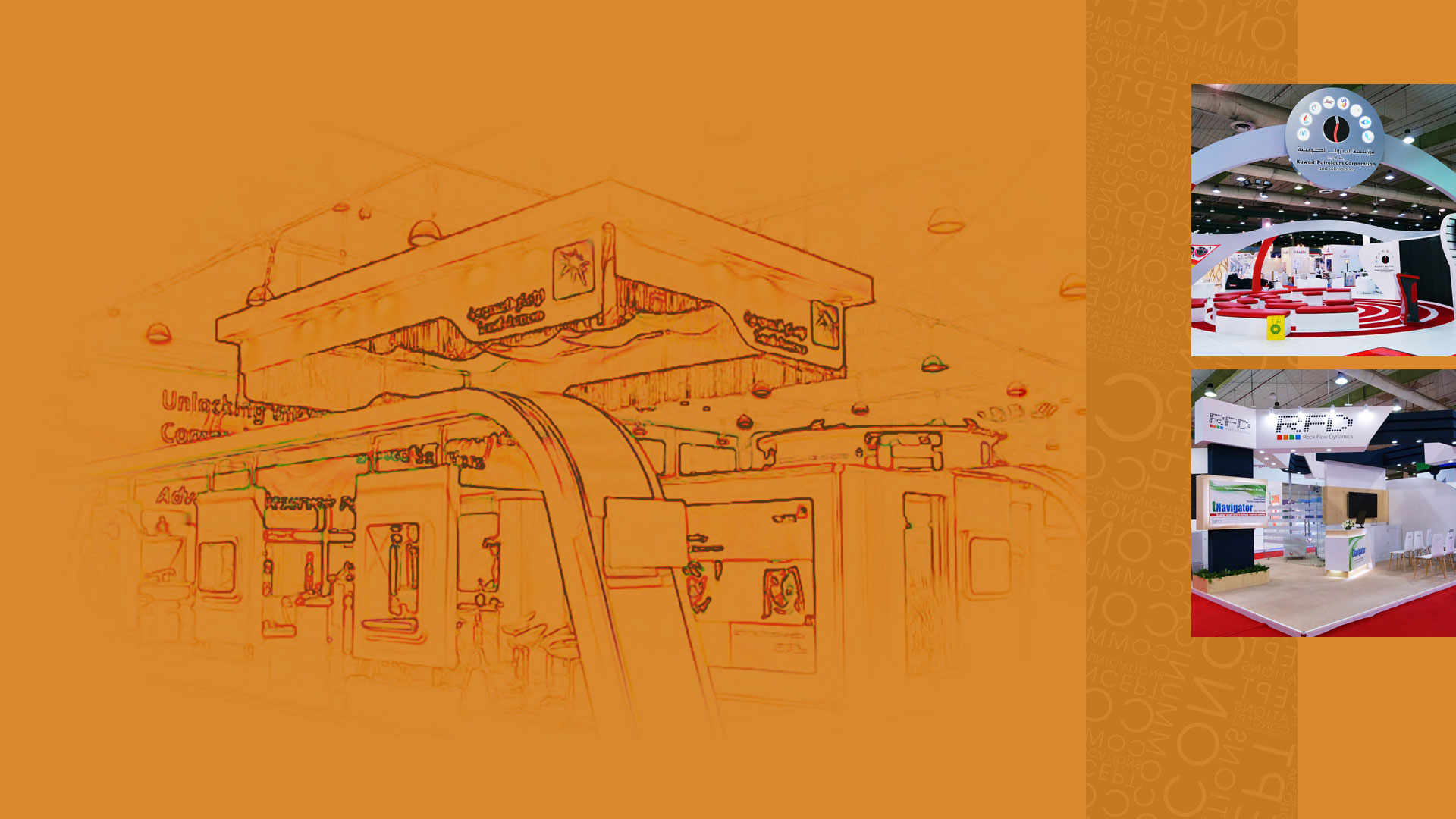 exhibition stand production company kuwait